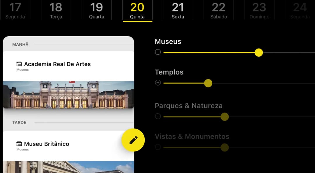 App Meu Agente — itinerários digitais personalizados